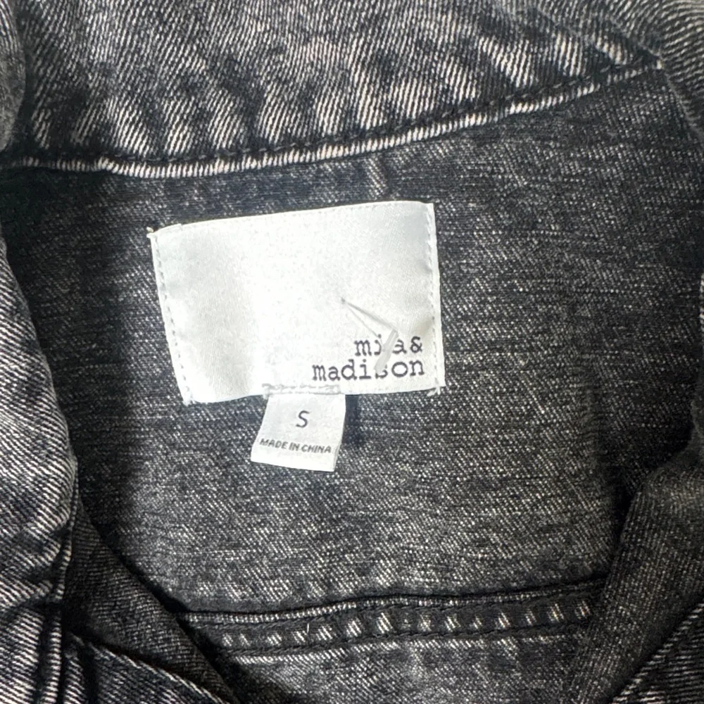 Madison Charcoal Denim Jacket - Picture 2 of 6